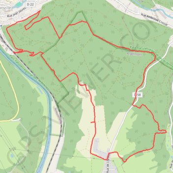 Itinéraire De Nouzonville à Aiglemont, distance, dénivelé, altitude, carte, profil, trace GPS