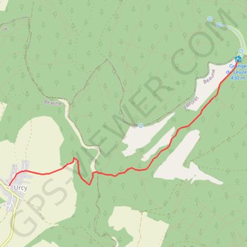 Itinéraire Leuzeu aller retour, distance, dénivelé, altitude, carte, profil, trace GPS