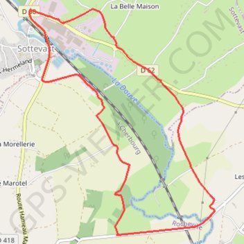 Itinéraire 1 - Trail 7 km, distance, dénivelé, altitude, carte, profil, trace GPS