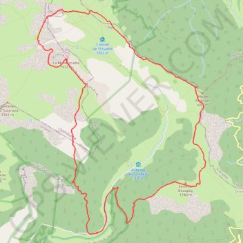 Itinéraire Tour du vallon de Combau, distance, dénivelé, altitude, carte, profil, trace GPS