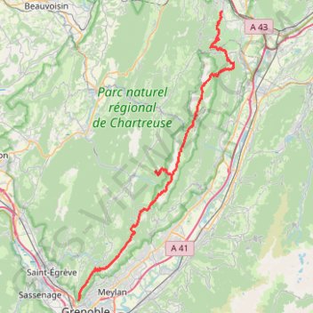 Itinéraire GOTOES Export, distance, dénivelé, altitude, carte, profil, trace GPS
