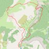 Itinéraire Tête de la Graille en boucle par le couloir du Pin (Vercors), distance, dénivelé, altitude, carte, profil, trace GPS