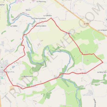 Itinéraire Les Loges Marchis, distance, dénivelé, altitude, carte, profil, trace GPS