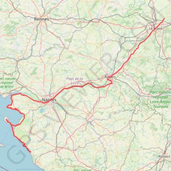Itinéraire ITINÉRAIRE-433km-IBP1226-running, distance, dénivelé, altitude, carte, profil, trace GPS