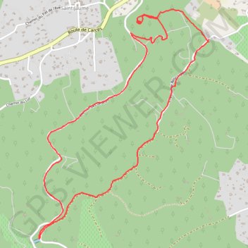 Itinéraire LORGUES DE SAINT JAUME A VIGNE-AUBIERE, distance, dénivelé, altitude, carte, profil, trace GPS