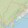 Itinéraire La Pointe Sud d'En-Vau depuis Cassis, distance, dénivelé, altitude, carte, profil, trace GPS