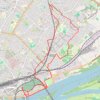 Itinéraire NANTES EST, distance, dénivelé, altitude, carte, profil, trace GPS