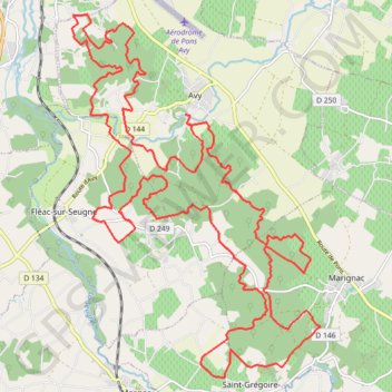 Itinéraire Avy, distance, dénivelé, altitude, carte, profil, trace GPS