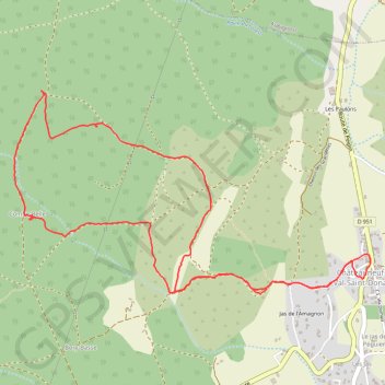 Itinéraire Bergeries en pierres sèches, distance, dénivelé, altitude, carte, profil, trace GPS