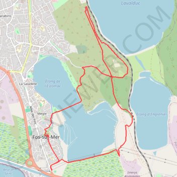 Itinéraire vieux fod et ses etangsOK, distance, dénivelé, altitude, carte, profil, trace GPS