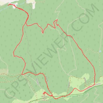 Itinéraire Le Mourre Negre, distance, dénivelé, altitude, carte, profil, trace GPS