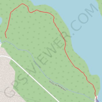 Itinéraire Sentier dam en terre, distance, dénivelé, altitude, carte, profil, trace GPS
