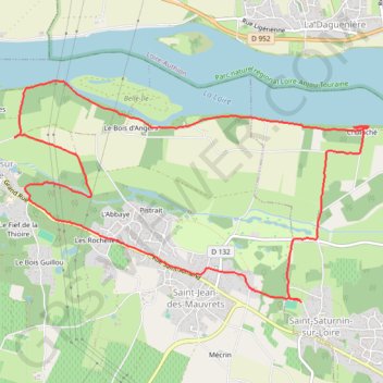 Itinéraire Saint Saturnin, distance, dénivelé, altitude, carte, profil, trace GPS
