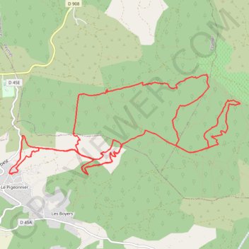 Itinéraire Regagnas, distance, dénivelé, altitude, carte, profil, trace GPS