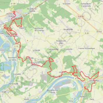 Itinéraire TRM 2024 60km, distance, dénivelé, altitude, carte, profil, trace GPS
