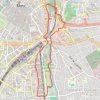 Itinéraire Metz, Sablon - Bellecroix, distance, dénivelé, altitude, carte, profil, trace GPS