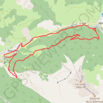 Itinéraire La Queyrassine, distance, dénivelé, altitude, carte, profil, trace GPS