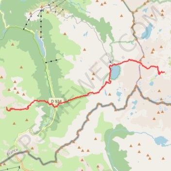 Itinéraire Pyrénées - Larribet - Pombie, distance, dénivelé, altitude, carte, profil, trace GPS