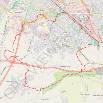 Itinéraire LAUNAY L'URNE, distance, dénivelé, altitude, carte, profil, trace GPS