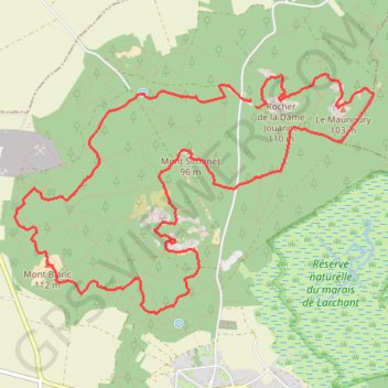 Itinéraire Rando journée, distance, dénivelé, altitude, carte, profil, trace GPS