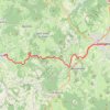 Itinéraire Retour Rosières Yssingeaux, distance, dénivelé, altitude, carte, profil, trace GPS