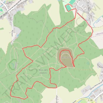 Itinéraire Tracks_Violette - 7.450 kms, distance, dénivelé, altitude, carte, profil, trace GPS