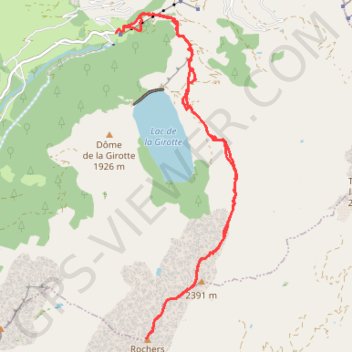 Itinéraire Belleville - Rocher des Enclaves, distance, dénivelé, altitude, carte, profil, trace GPS