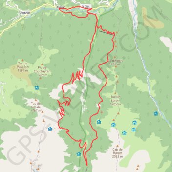 Itinéraire Vallée d'Orle : voie Decauville, distance, dénivelé, altitude, carte, profil, trace GPS