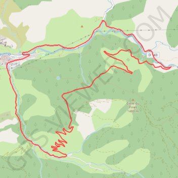 Itinéraire Pinet, distance, dénivelé, altitude, carte, profil, trace GPS