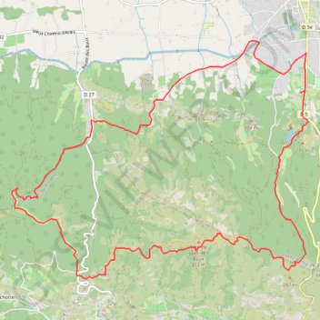 Itinéraire Saint Rémy (site antique) - les baux - Saint Rémy (site antique), distance, dénivelé, altitude, carte, profil, trace GPS