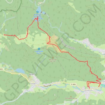 Itinéraire Tourenplanung am 2024-02-16, distance, dénivelé, altitude, carte, profil, trace GPS