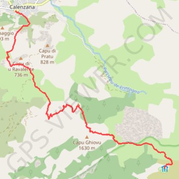 Itinéraire 01 Etape 24-08-18, distance, dénivelé, altitude, carte, profil, trace GPS