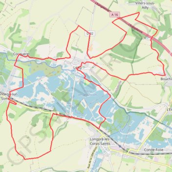 Itinéraire Circuit autour de Long, distance, dénivelé, altitude, carte, profil, trace GPS