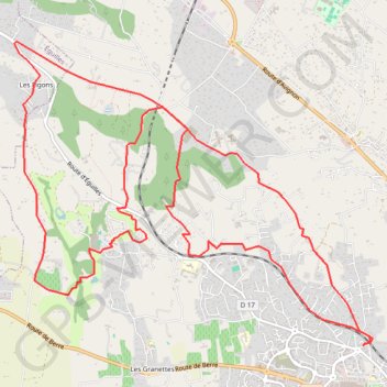 Itinéraire Pontrout-eguilles-golf-peyblanc-hotbrass, distance, dénivelé, altitude, carte, profil, trace GPS