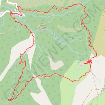 Itinéraire Mine de l'Eguisse Duranus, distance, dénivelé, altitude, carte, profil, trace GPS