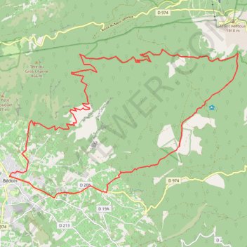 Itinéraire La combe Fiole, distance, dénivelé, altitude, carte, profil, trace GPS
