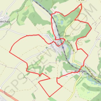 Itinéraire Entre César et Brunehaut, distance, dénivelé, altitude, carte, profil, trace GPS