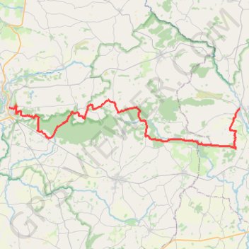 Itinéraire Chemin de Saint Michel (voie de Paris) etape 14, distance, dénivelé, altitude, carte, profil, trace GPS