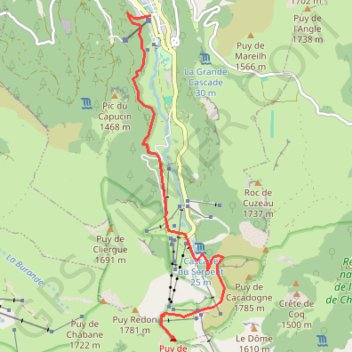 Itinéraire Puy de Sancy par la station du Mont-Dore, distance, dénivelé, altitude, carte, profil, trace GPS