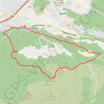 Itinéraire Pilon-roi, distance, dénivelé, altitude, carte, profil, trace GPS