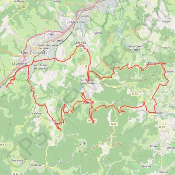 Itinéraire Crochecol P2, distance, dénivelé, altitude, carte, profil, trace GPS
