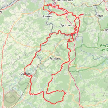 Itinéraire LBLC 2024 - 155km, distance, dénivelé, altitude, carte, profil, trace GPS