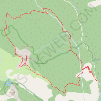 Itinéraire Mont Gravières par Valabres, distance, dénivelé, altitude, carte, profil, trace GPS