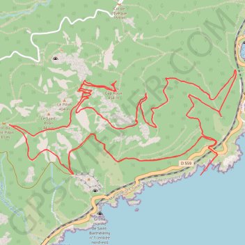 Itinéraire Pic du Cap Roux, distance, dénivelé, altitude, carte, profil, trace GPS
