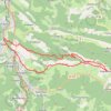 Itinéraire Foix - Roquefixade - Sentier cathare, distance, dénivelé, altitude, carte, profil, trace GPS