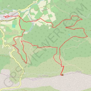 Itinéraire Cucugnan Quéribus, distance, dénivelé, altitude, carte, profil, trace GPS