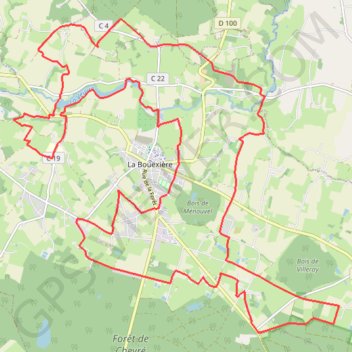 Itinéraire La Bouexière-Chevré, distance, dénivelé, altitude, carte, profil, trace GPS