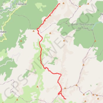 Itinéraire Refuge d'Usciolu, distance, dénivelé, altitude, carte, profil, trace GPS