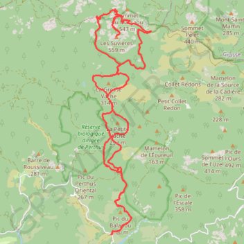 Itinéraire Col de Belle Barbe à aux Suviéres, distance, dénivelé, altitude, carte, profil, trace GPS