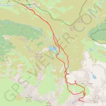 Itinéraire Mail de la sède, distance, dénivelé, altitude, carte, profil, trace GPS